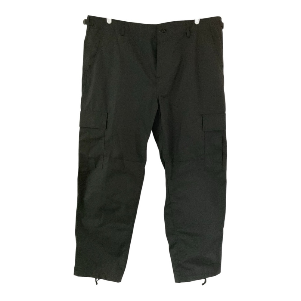 TUFF GUARD Men’s XL Uniform Black BDU RipStop Trouser Security Cargo Pants NWT
